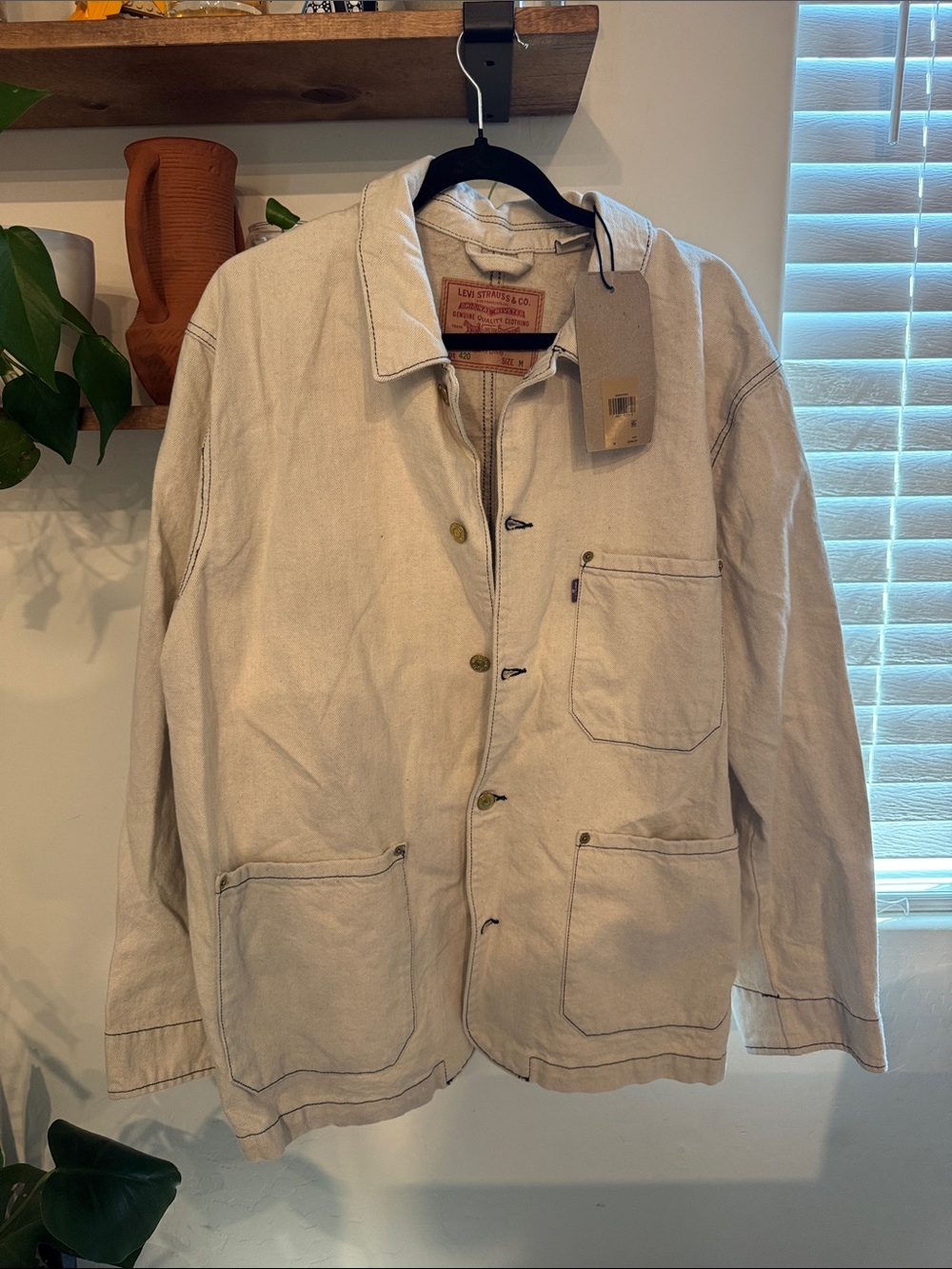 Levi's Jacket white/cream Snoop Dogg edition